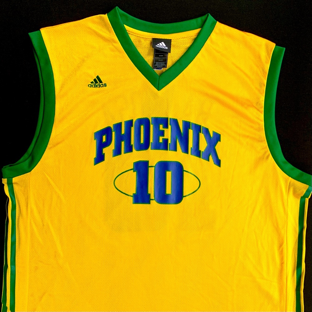 NWT Adidas Leandro Barbosa Phoenix Suns #10 Brazil Special Edition Jersey XL